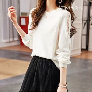 ATMARK (77까지)플라워레이스포인트니트_AA41KN054G