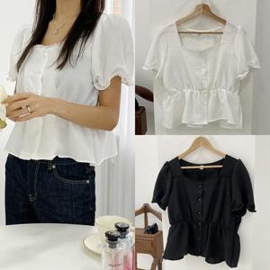 위쉬몰 YP 걸스레이스프릴블라우스(S246H406) 빅사이즈