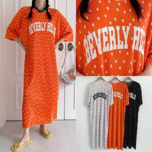 위쉬몰 MA 힐스도트주름롱원피스(S331H406) 빅사이즈