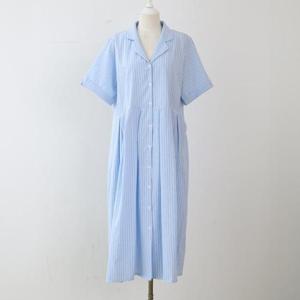 아이우먼 스탠줄지핀턱반팔원피스 WBS459M407 빅사이즈