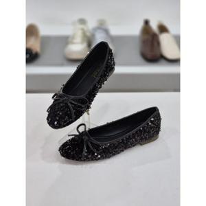 한슈 세이브존03 미미 리본 스팽글 플랫 단화 1cm SAVHS617363-11sp