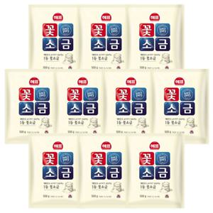 해표 꽃소금 500g 10개