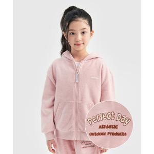 [본사][아웃도어프로덕츠키즈]여아_테리 기모 후드 집업 (핑크) OD244OHZ71_PNK