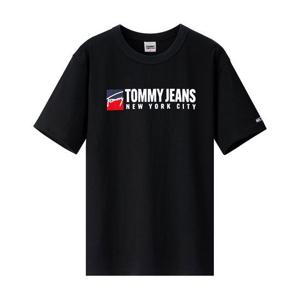 [타미힐피거 주니어]타미힐피거 타미진스 엔트리 애슬레틱스 반팔티 블랙 DM0DM14001-BDS