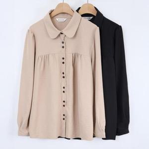 빅사이즈셔링블라우스 T051L410 로맨스플리카라블라우스 WB