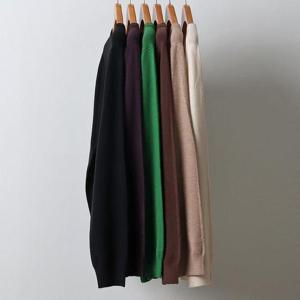 빅사이즈니트티 J418L411 라운드넥캐시니트티셔츠 AP