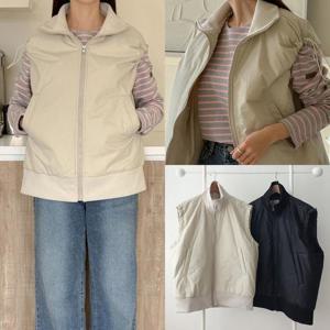 위쉬몰 SM 플랫패딩암스트랩조끼(T325H411) 빅사이즈