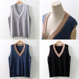 위쉬몰 EB 트윙클브이넥니트조끼(9177H009) 빅사이즈