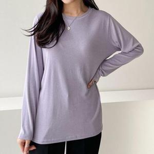 아이우먼 베이직여리라운드티 BNT381M412 빅사이즈