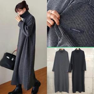 위쉬몰 RA 골지핸드폴라롱원피스(Q351H412) 빅사이즈