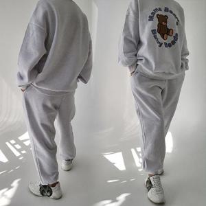 위쉬몰 DL 베어기모상하의세트(H019H412) 빅사이즈