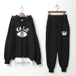 아이우먼 끈후드트레이닝투피스 KDK734M412 빅사이즈