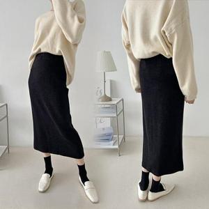 위쉬몰 WX 롱다리골지H니트스커트(3778H412) 빅사이즈