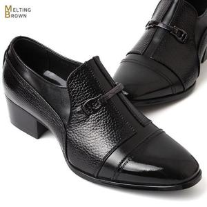 [멜팅브라운] 키높이 남성구두 남성 소가죽구두 d50