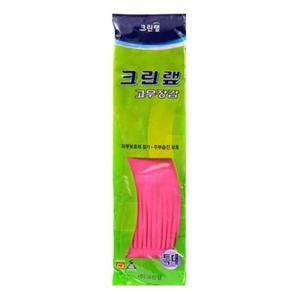 크린랩 고무장갑 레드 특대