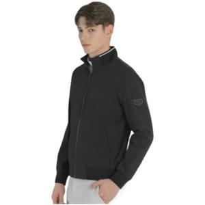 [헤지스골프] 블랙 남성 에센셜 봄 점퍼HUJU5A201BK