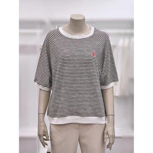 프렐린 세이브존02 블랙 래글런 5부 티셔츠 RTP252S41