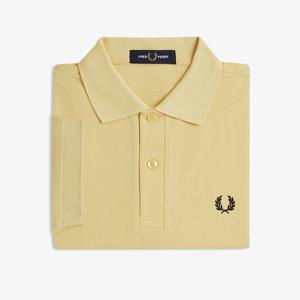 [공식][M6000] 플레인 프레드페리 셔츠 - 챔피언스골드/블랙