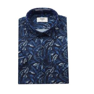 [레노마(셔츠)][롯데 청량리점]식물프린트 타공저지 반소매 일반핏셔츠 RPUSG1272NY