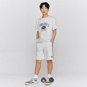 [지오다노주니어] 03275511 코튼 저지 프린트 반팔&반바지 세트