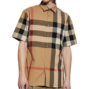 [버버리 (남성 체크 반팔 셔츠)] 8079591 A7028