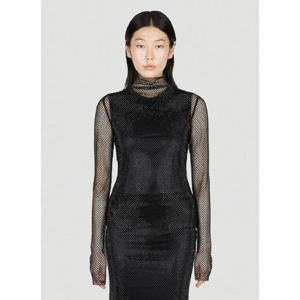 26 SS 티맥스 여성 Noemi Rhinestone Mesh Top spx0253021blk