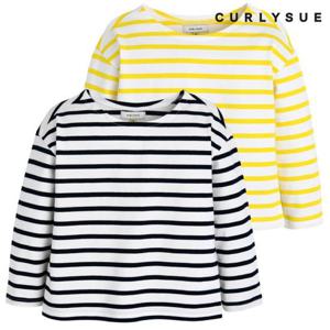 [컬리수]아동 보트넥 스트라이프 티셔츠 C241TSX01P
