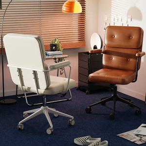 동서가구 헤든 레트로 PU 가죽 체어 DF926763