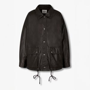 [스튜디오 톰보이]신세틱 레더 하프자켓 양말 증정   9175361974