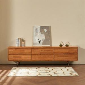 우아미가구 파빈 참죽 원목 거실장 1800