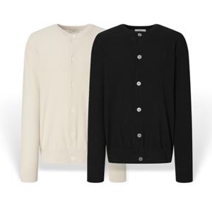 [헤지스 남성] 남성 솔리드 라운드넥 가디건 HZSW5F200 PG-HZSW5F