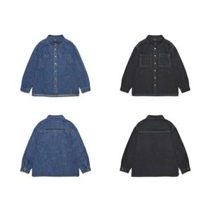 내셔널지오그래픽키즈 K253USH010 키즈 데님 셔츠