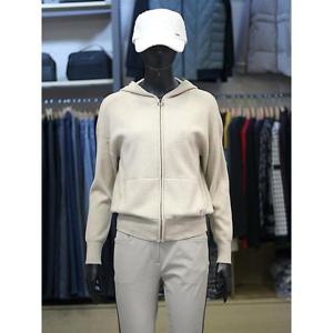 팜스프링스 세이브존03 팜스프링스 여성 골프 가을 겨울 베이직 후드넥 니트 집업 가디건 ASKCL243410GA