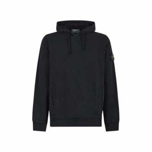 스톤아일랜드 와펜 후드 티셔츠 블랙 남성 K2S15 6100029 S0A20 V0029