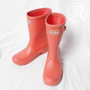 [디자이어로즈] 여자 컬러레인부츠 방수 장화 3cm