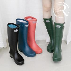 [디자이어로즈] 여자 롱장화 장마철 패션장화 3cm