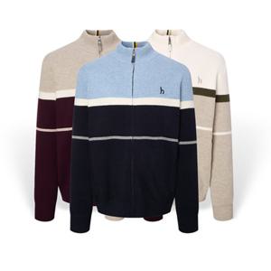 [헤지스 남성] 남성 컬러블럭 방풍 집업 HZSW5D331 PG-HZSW5D