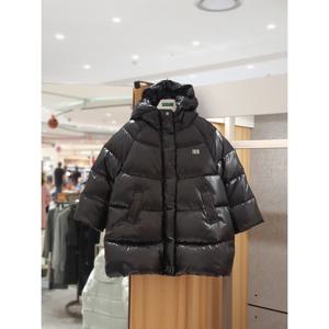 베네통키즈6 셔링 후드 롱 다운2컬러 QADJ02561 25W