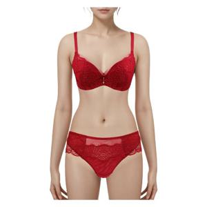 [비비안(언더웨어)]볼륨업 스팽글 레이스 브라 티팬티세트 3컬러 택1 BR977ABP977AT