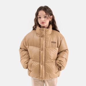 [본사][아웃도어프로덕츠키즈] 글로시 하이넥 숏 푸퍼 다운 (모카) OD254ODJ01_MOC