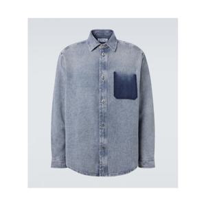 로에베 코튼 리넨 캔버스 셔츠 P01063162