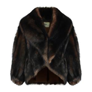 펜디 인조 퍼 라펠 칼라 재킷 FM5425AYLG F0QD9