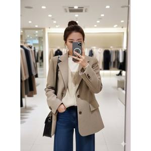 [숲]베이직 투버튼 모직자켓  SC1JK30