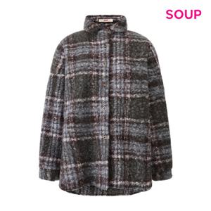 [숲]포근 체크 오버 셔츠 S5BLS03