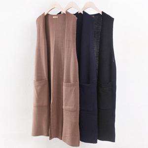 나야홍 / 빅사이즈조끼 0128L512 앞포켓롱베스트 RM