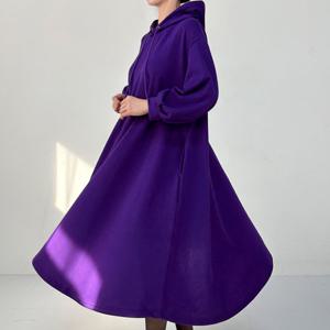 나야홍 / 아이우먼 기모후드플레어원피스 RAV787M512 빅사이즈