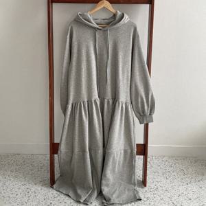 나야홍 / 아이우먼 데일리기모후디원피스 RAG306M512 빅사이즈