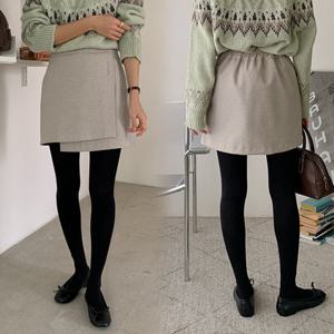 나야홍 / 위쉬몰 LT 샤기언발랩치마바지(Q320H512) 빅사이즈