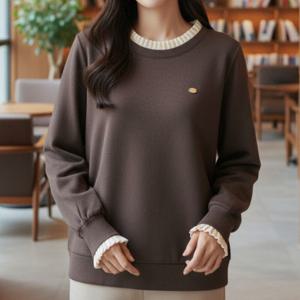 나야홍 / 아이우먼 단정한숏플리츠맨투맨 SMV907M512 빅사이즈