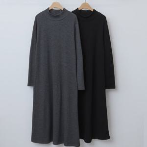 나야홍 / 빅사이즈원피스 V959L601 반폴라무지기모원피스 WB